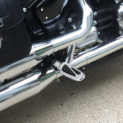 Chrome Male Mount Footrest Pegs for Harley Touring Sportster XL883 1200