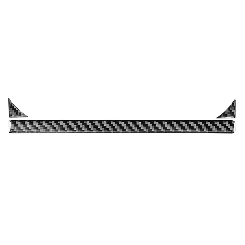 Black Carbon Fiber Cup Holder Panel Trim for Toyota Tundra (2014-2021)