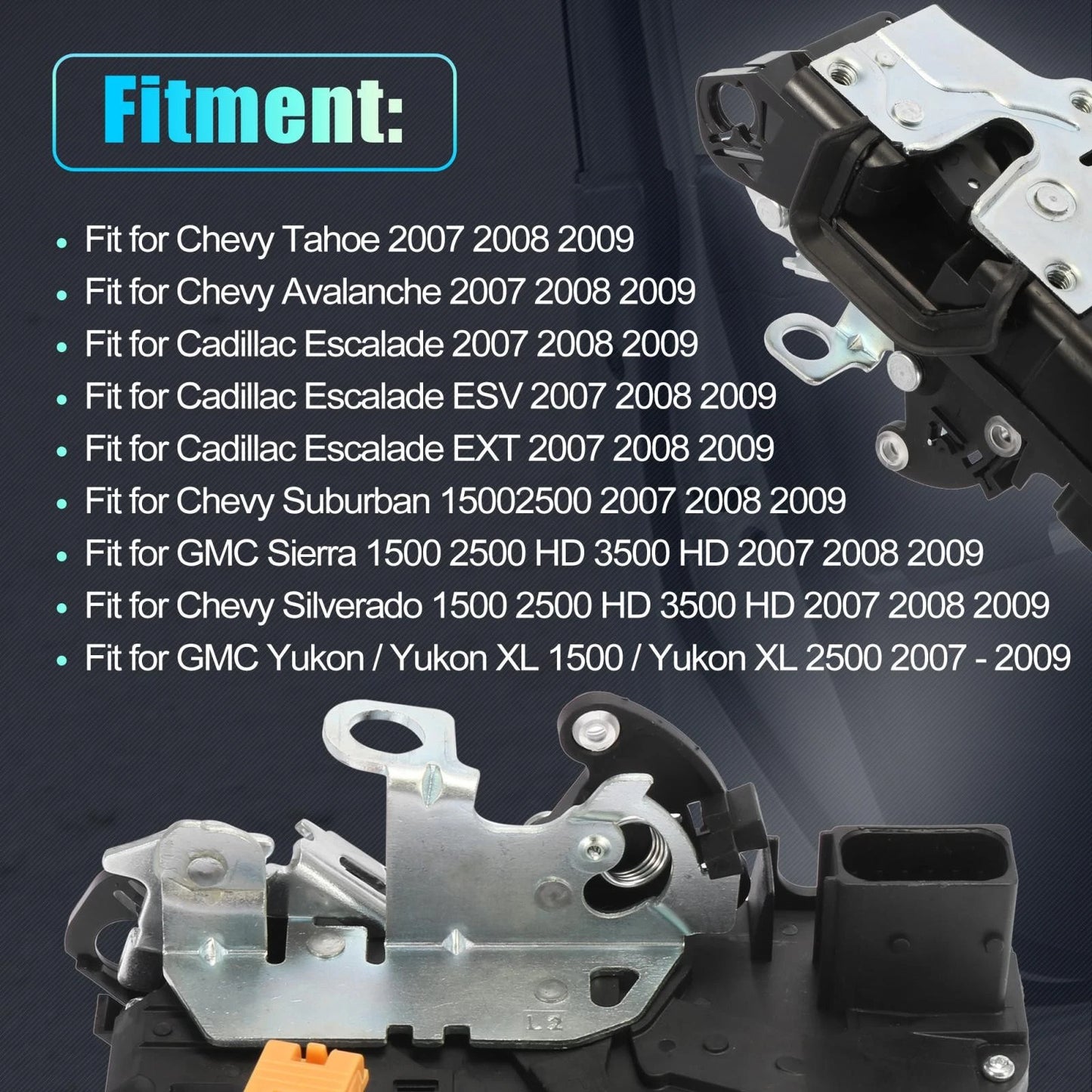 Door Lock Actuator Motor for Chevy Silverado 1500/2500 & GMC