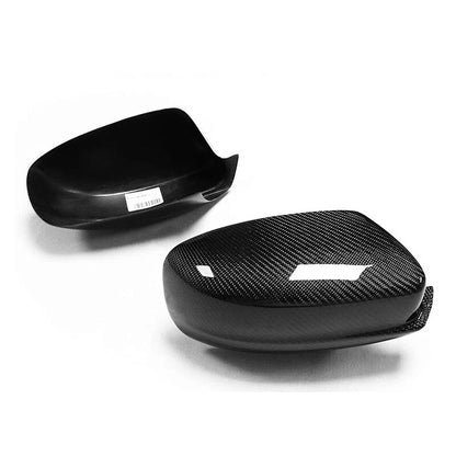 Real Carbon Fiber Stick-on Mirror Cover Caps Trim for Dodge Charger 2010-2022