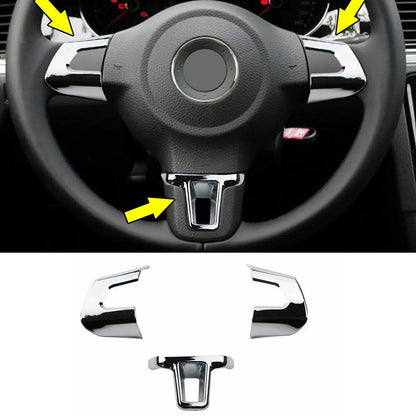 Car Steering Wheel Sticker Cover for Golf 6 MK6 MK5