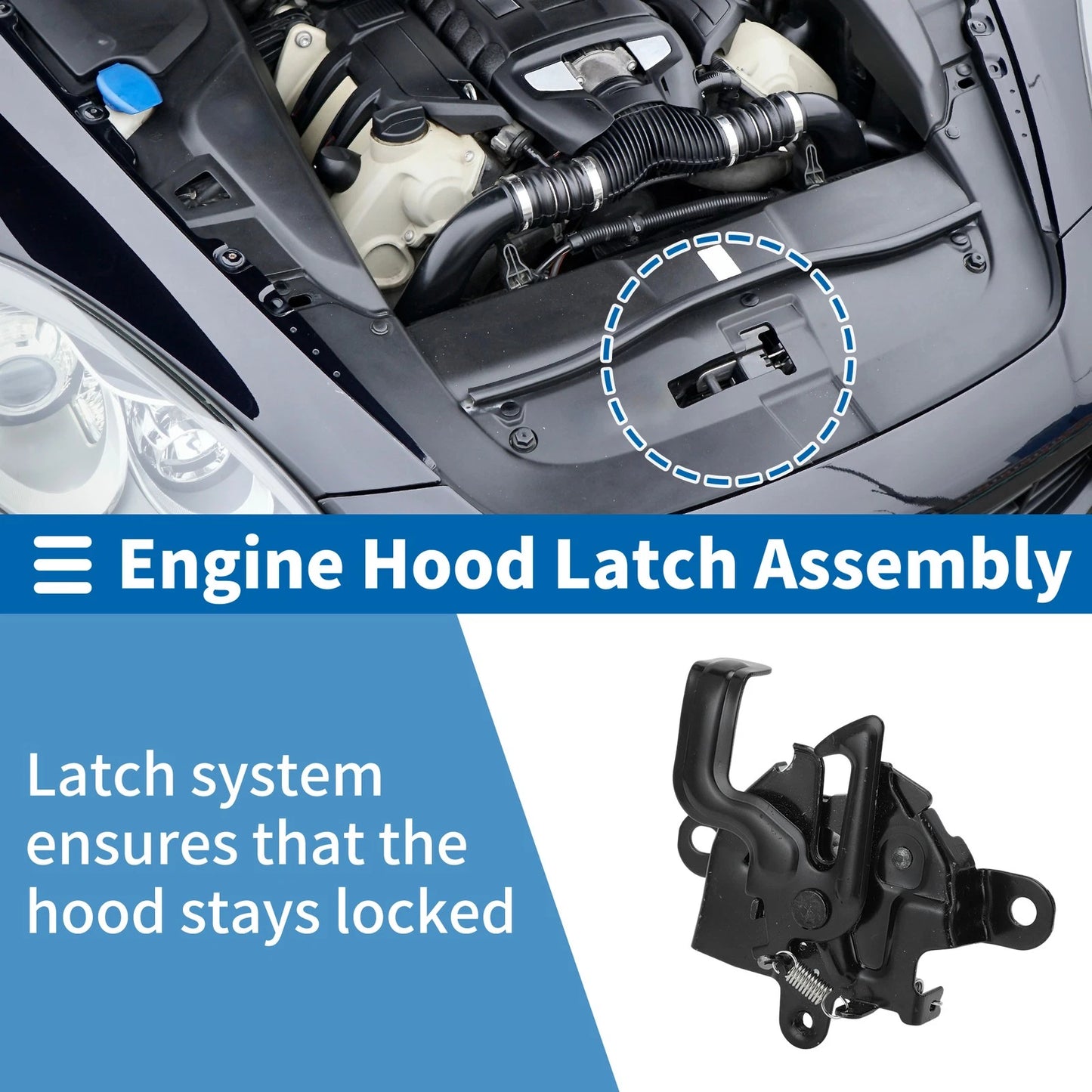 Bonnet Latch Assembly for Toyota Yaris (2007-2011) - 1 x Quality Replacement