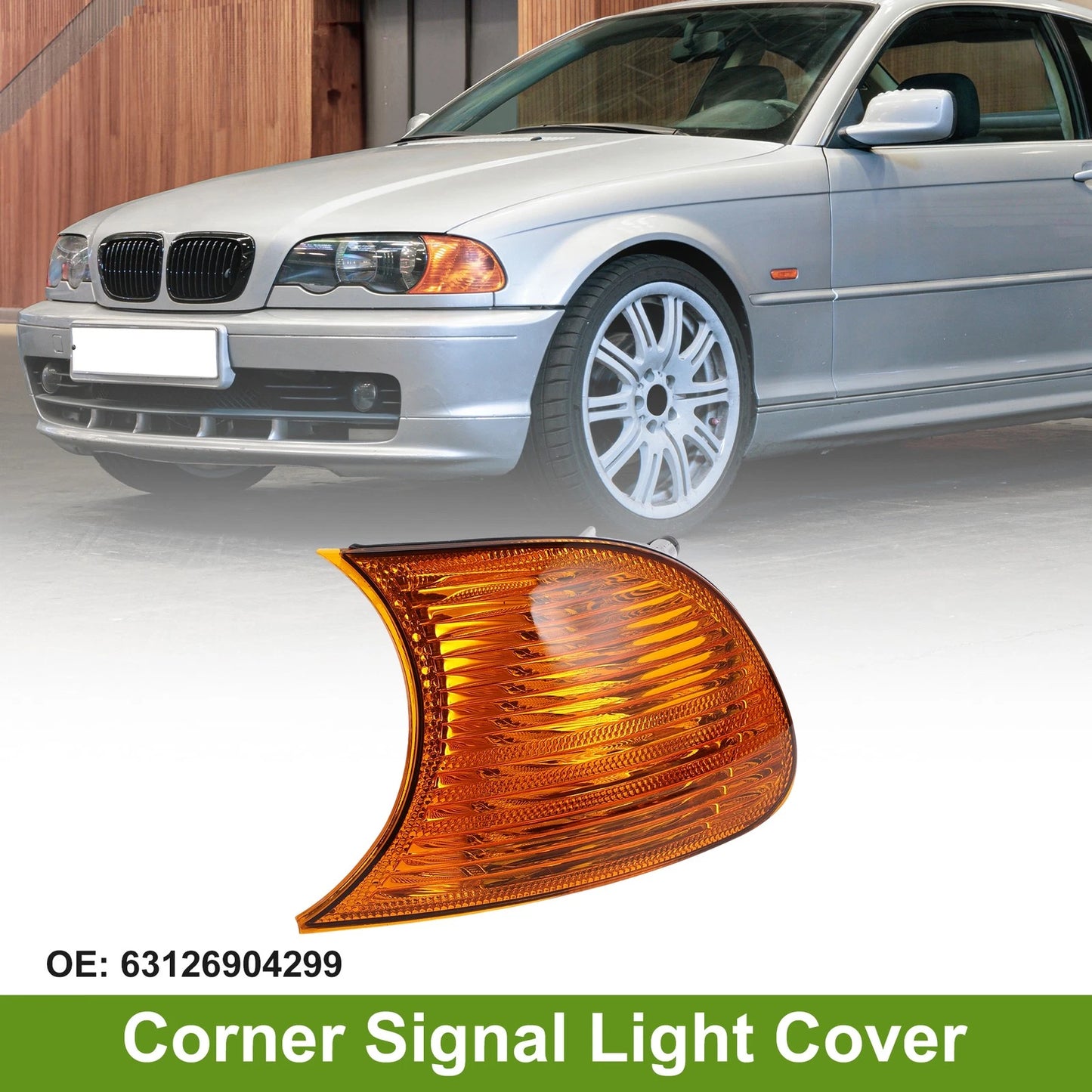 1 Pc Left Corner Signal Light Cover for BMW (1999-2001)