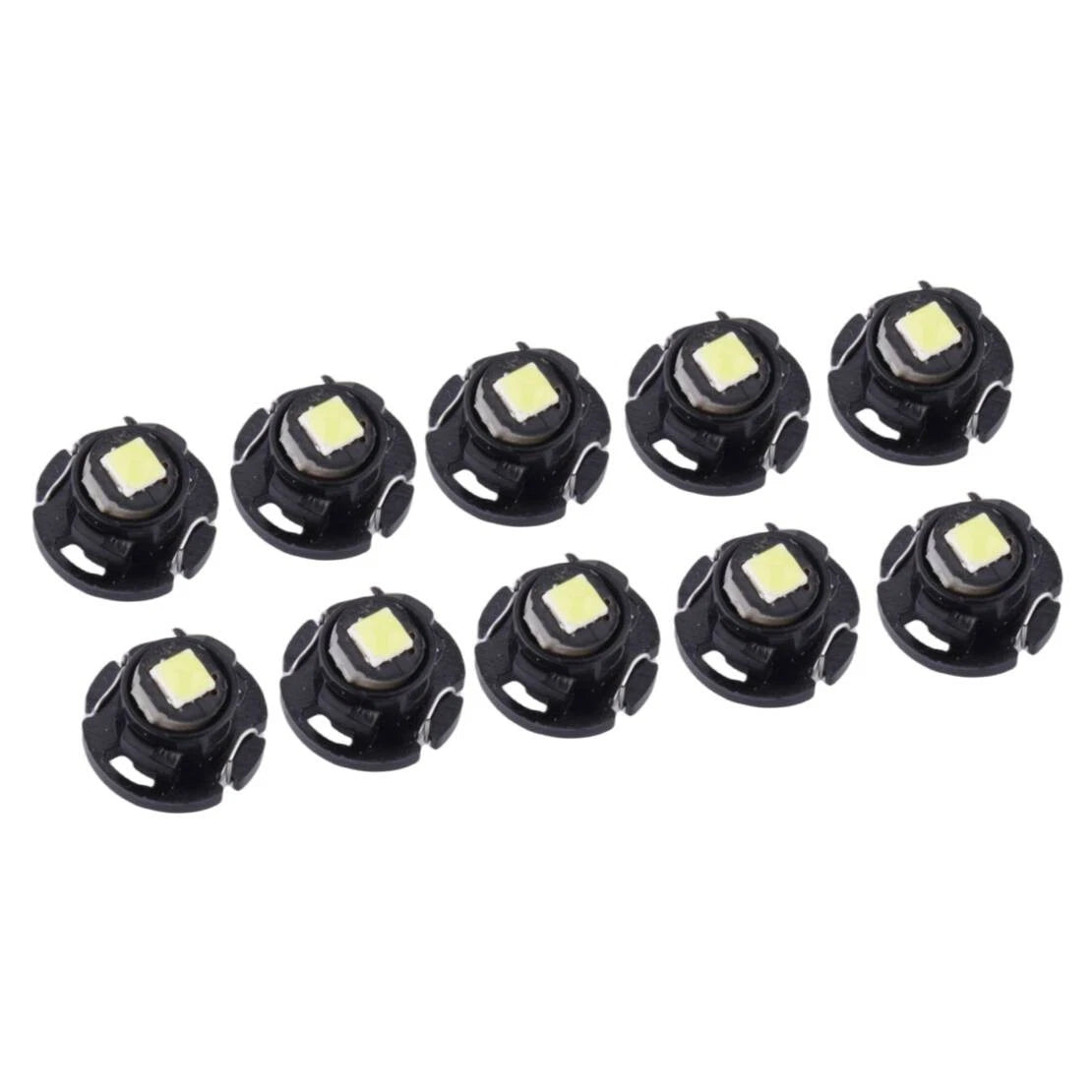 10x White T4.7 Neo Wedge LED Light Bulbs for A/C Climate Control Switches