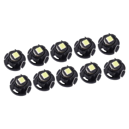 10x White T4.7 Neo Wedge LED Light Bulbs for A/C Climate Control Switches