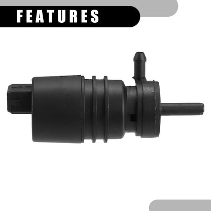 Windshield Washer Pump for Porsche 911 (2012 - 2019) Plastic Black