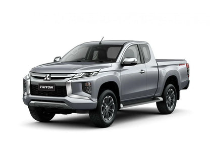 Black Fog Light Covers for Mitsubishi L200 Triton (2019-2020)