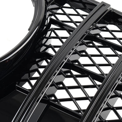 GTR Style Front Bumper Grille for Benz GLK Class X204 (2013-2015) Black