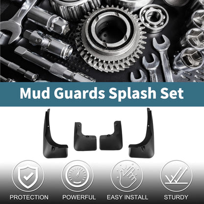 Mud Flaps Splash Guards 1 Set for Toyota RAV4 (2013-2015)