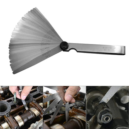 Feeler Gauge Measuring Tool 0.03-1.00mm for ATV Car UTV Motorcycles