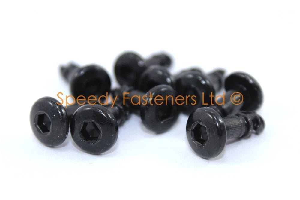 17mm Dzus Motorcycle Fairing Fasteners Select Head Style for Panex Bail Hex Posi