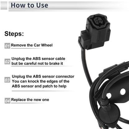 ABS Wheel Speed Sensor for Toyota Prius (2010-2011) 1 x Rear Right