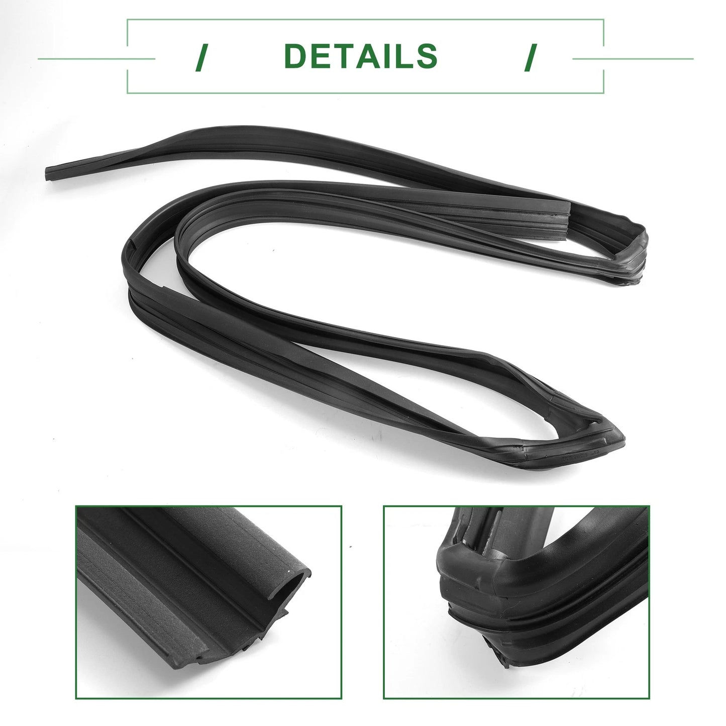 Front Left Door Window Seal Strip for Honda Accord (2003-2007)