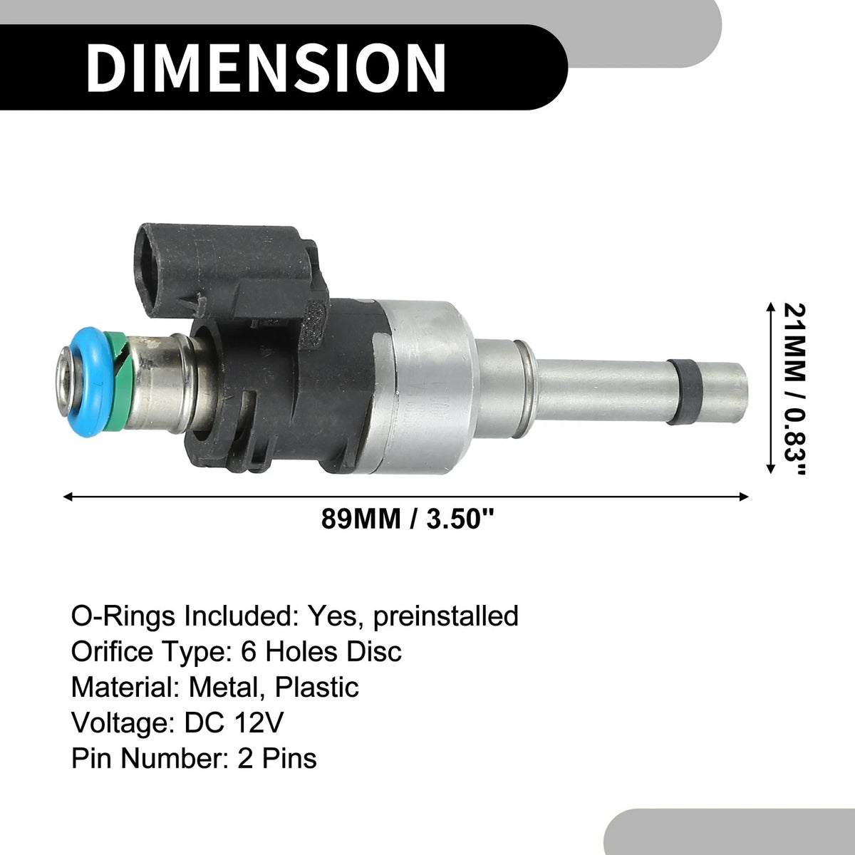 Fuel Injector 1.5L for Ford Escape (2017-2019) - 4 x Black Injectors