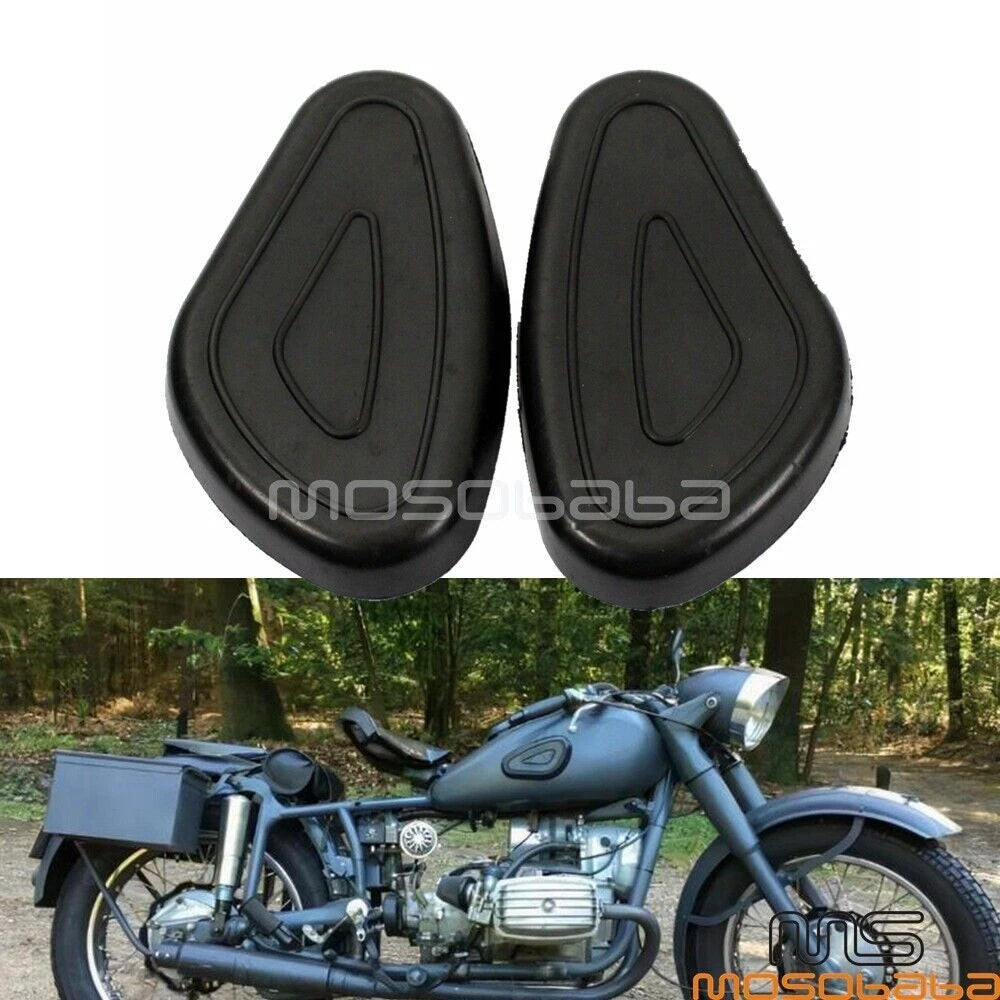 Fuel Gas Tank Knee Pad for BMW M72 R12 R75 R71 K750 BW40 Dnepr Ural