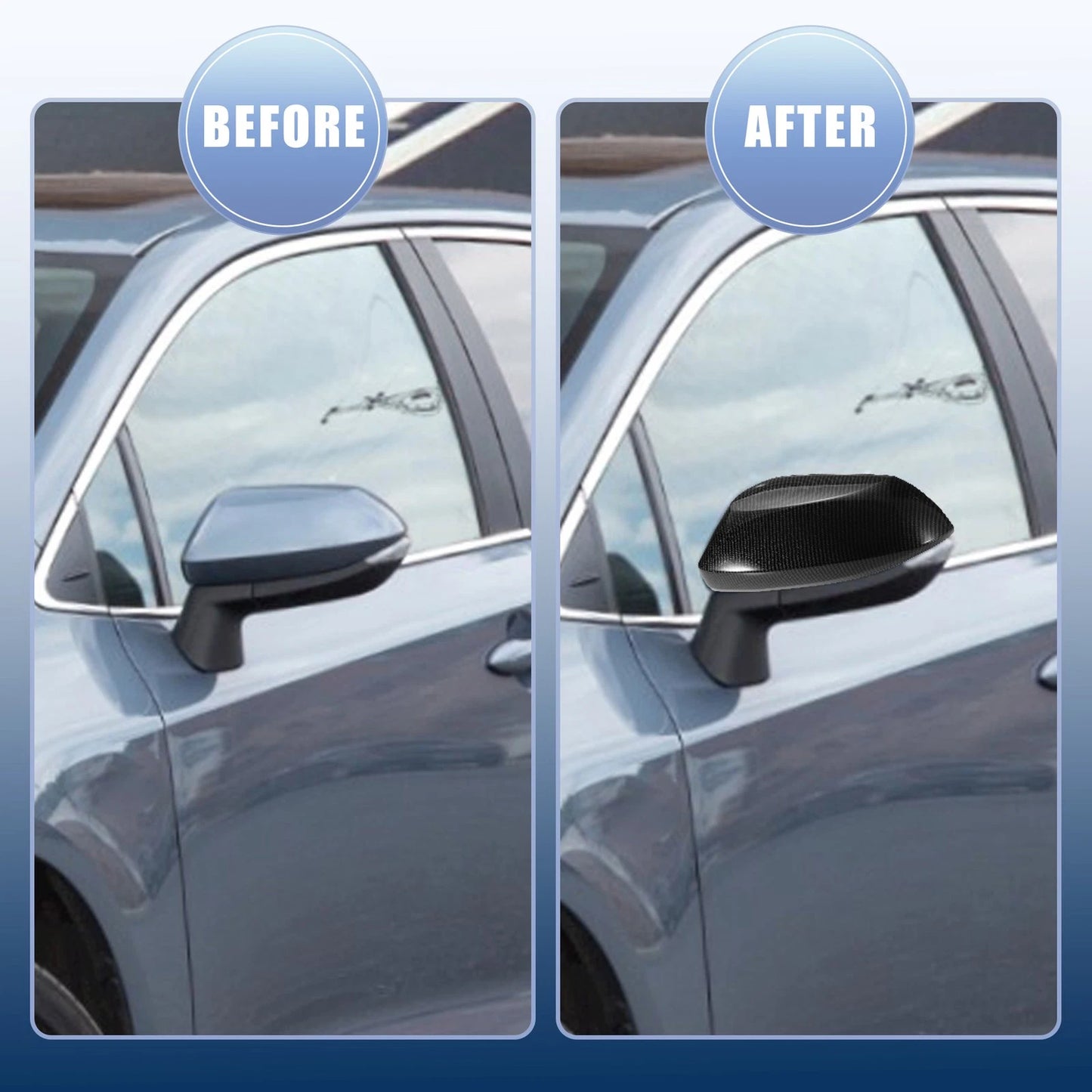 Carbon Fiber Door Rearview Mirror Cover Cap for Toyota Corolla (2020-2022)