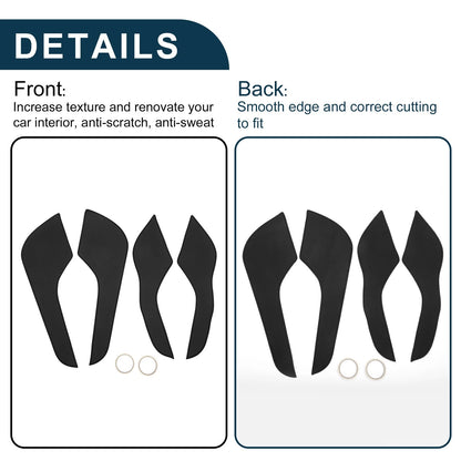 Black Door Anti Kick Pad Sticker Protector for Ford Mondeo (2013)