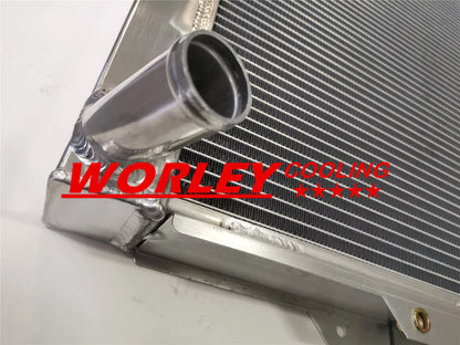 44mm Aluminum Radiator + Hoses for Toyota LandCruiser 75 Series (1984-1998)