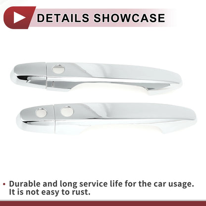 Car Door Handle Cover Set for Honda CR-V 2012-2016 Silver Tone ABS