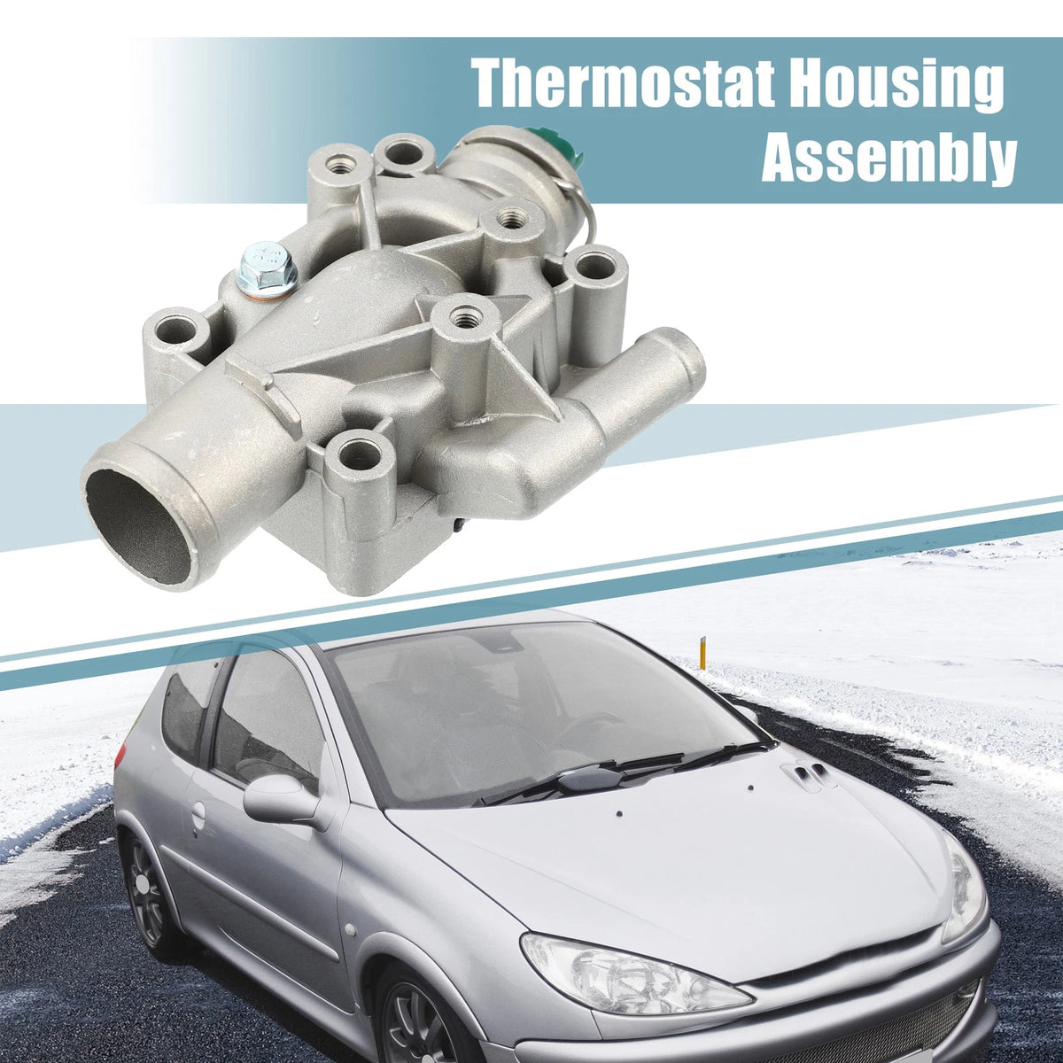 Coolant Thermostat Housing Assembly for Peugeot 206 (2003-2009)