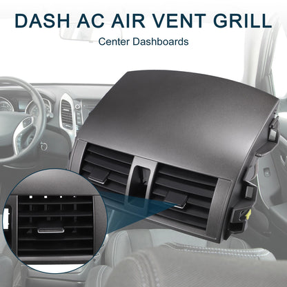 1pcs Center Dash A/C Outlet Air Vent Panel for Toyota Corolla (2008–2013)