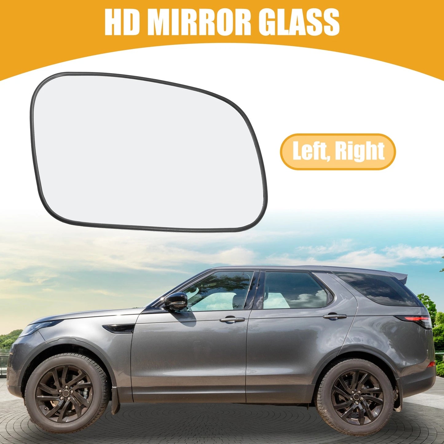 Rear View Mirror Glass  for Land Rover Discovery
