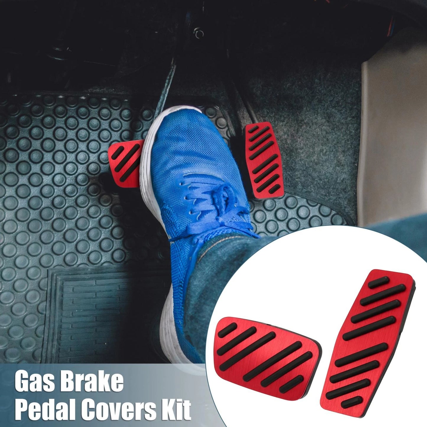 Gas Brake Foot Pedal Cover Kit for Chevrolet Impala (2015 - 2020)