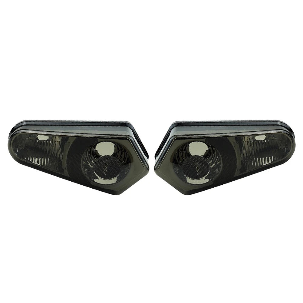 Black Tail Light Covers for Polaris RZR 800, Sportsman 500 (2005-2014)