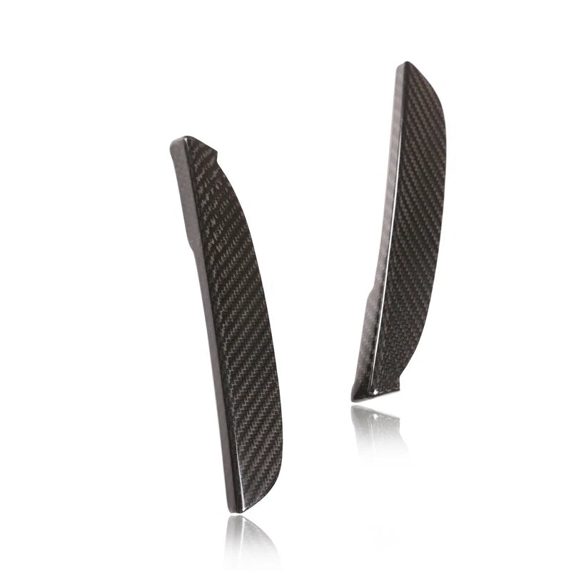 Real Carbon Fiber Extrior Door C Pillar Cover Trim For Maserati Ghibli 13-21