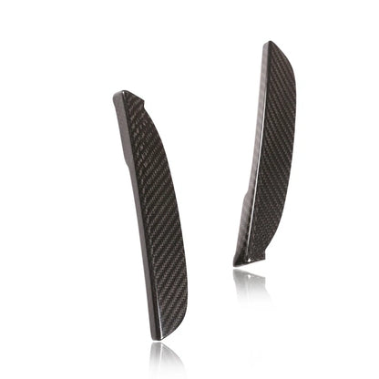 Real Carbon Fiber Extrior Door C Pillar Cover Trim For Maserati Ghibli 13-21