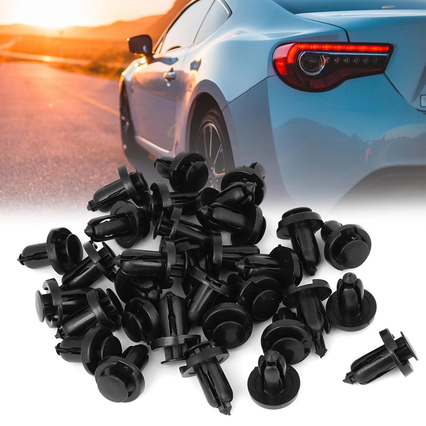 30 Pcs Splash Guard Retainer Clips for Honda Acura