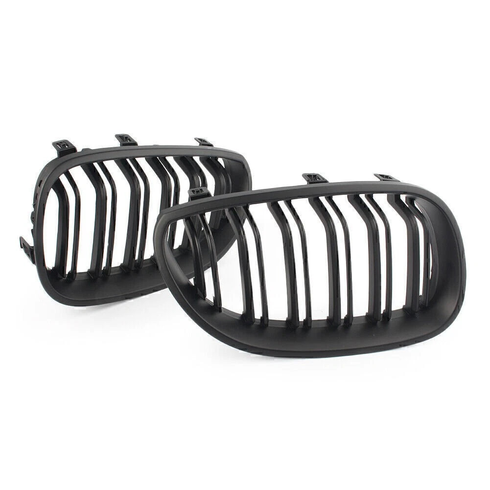 Matte Black Upper Bumper Grill Mesh Grille for BMW E60 E61 M5 2004-2009