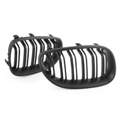 Matte Black Upper Bumper Grill Mesh Grille for BMW E60 E61 M5 2004-2009