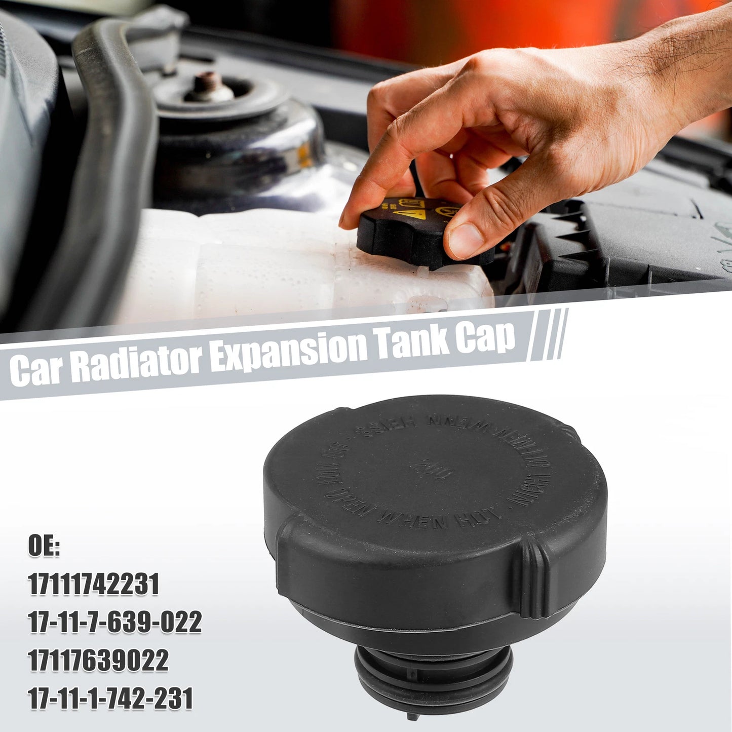 Radiator Coolant Reservoir Tank Cap for BMW 318i 325i E36 E46 (1992-2005)