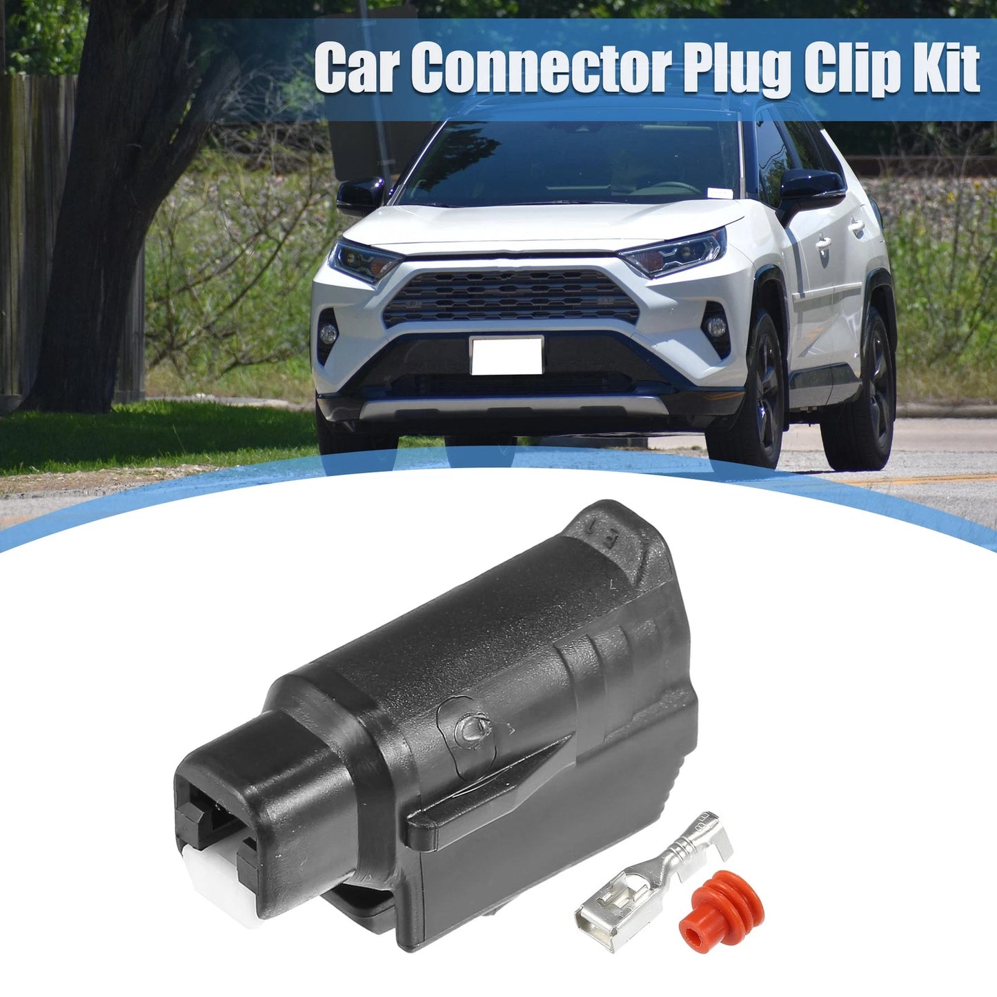 Set Starter Connector Adapter Plug Clip Kit for Toyota