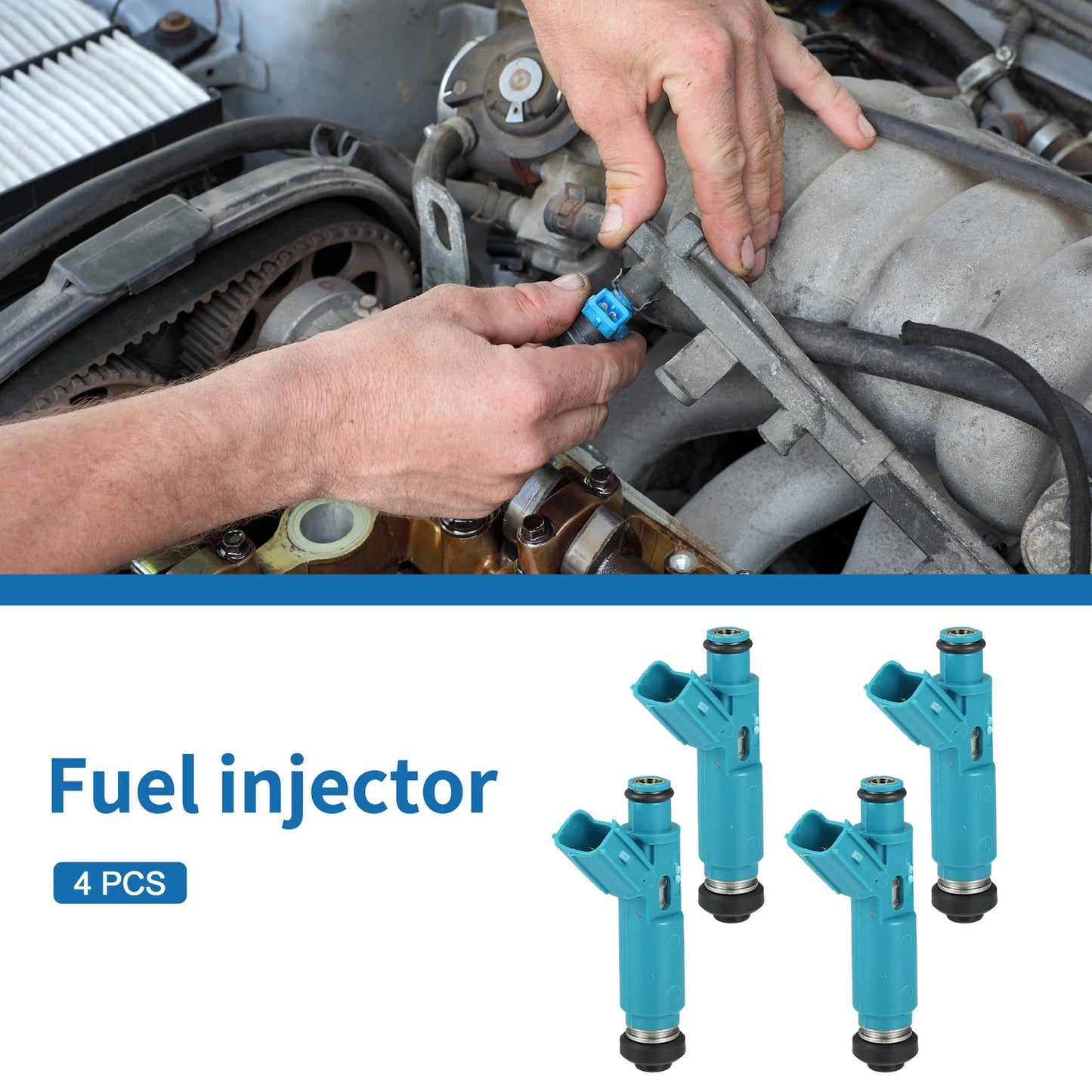 Fuel Injector 2.4L for Toyota Highlander (2001-2004) - 4 Pcs