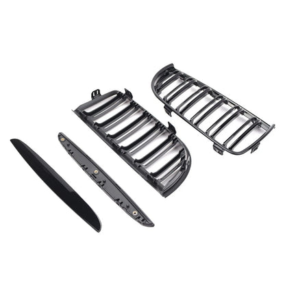 Dual Slat Front Kidney Grille for BMW 3-Series E90 E91 (2005-2008)