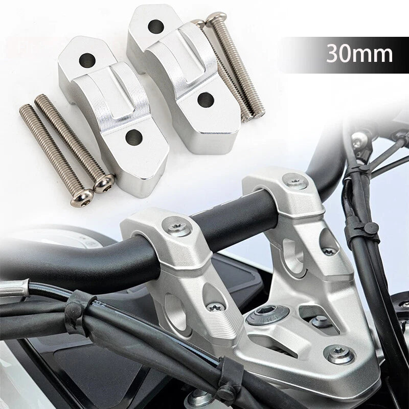 Handlebar Mount Riser Adapters for BMW R1300GS (2024)