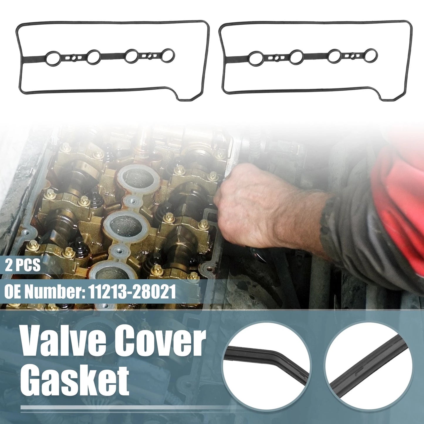 Engine Valve Cover Gaskets Seals for Toyota Camry/Solara (2001–2012)