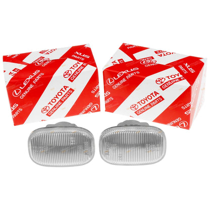 Genuine Toyota Clear Side Indicator Lamp Repeater Blinkers for Hilux