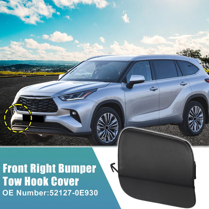 Front Right Bumper Tow Hook Cover for Toyota Highlander