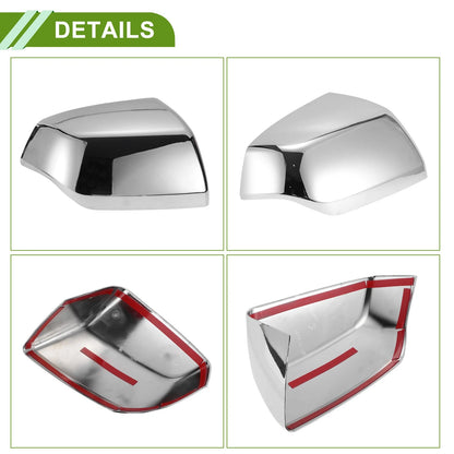 Pair Left/Right Mirror Cover Cap Replacement for Cadillac Escalade (2021-2025)