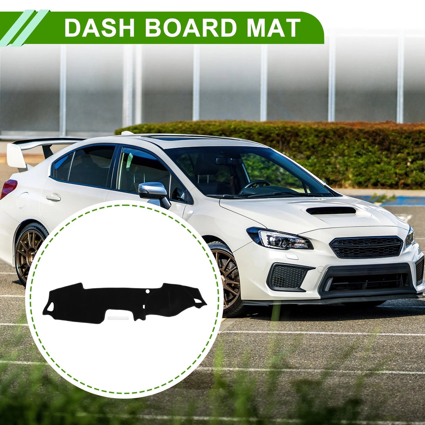 Dashboard Cover Mat for Mazda MX-5 Roadster (2006-2015) - Black 1 Set