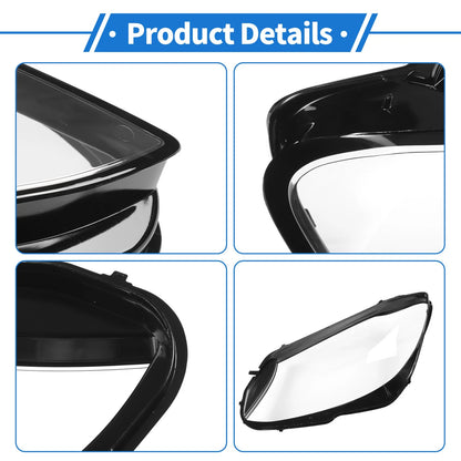 Car Front Right Headlight Lens Cover for Mercedes-Benz C-Class (2018-2020)