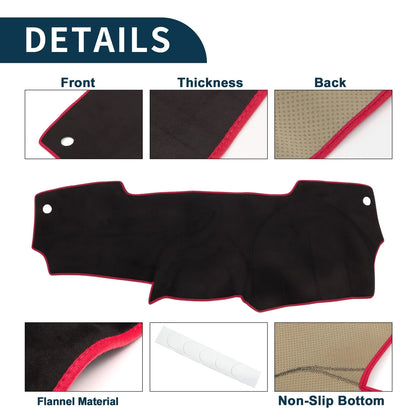 Dashboard Cover Mat for Nissan Micra March K13 Sun Protector (2010-2017)