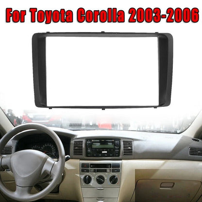 Car Stereo Radio Fascia Plate Panel 2 Pin Frame for Toyota Corolla (2003–2006)