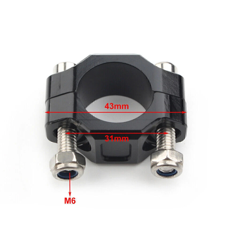 Brake Clutch Perch 22mm 7/8" CNC Universal Rotating Bar Clamp for Motorcycles