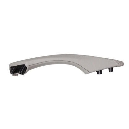 Gray Door Trim Pull Handle Left Side Real Leather for BMW 5 Series (2010-2017)