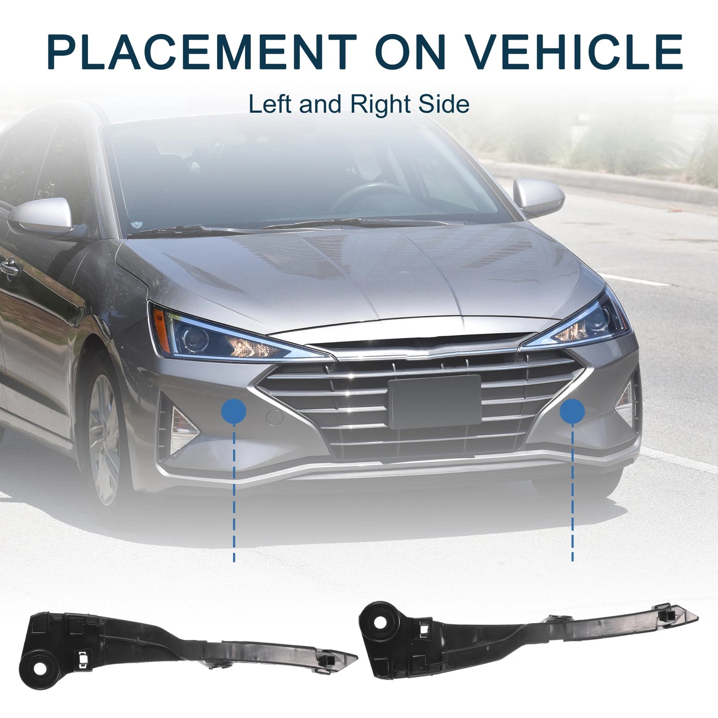 Front Bumper Retainer Bracket for Toyota Fortuner (2015-2023)