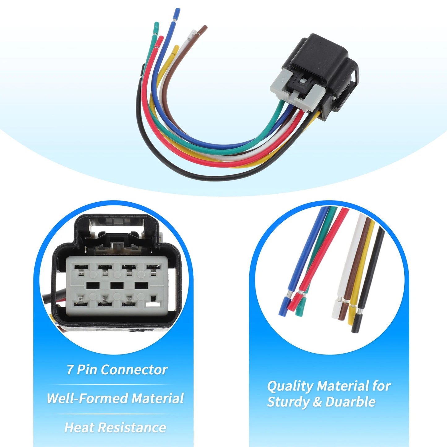 HVAC Blower Motor Resistor Wire Harness for Chevy GMC